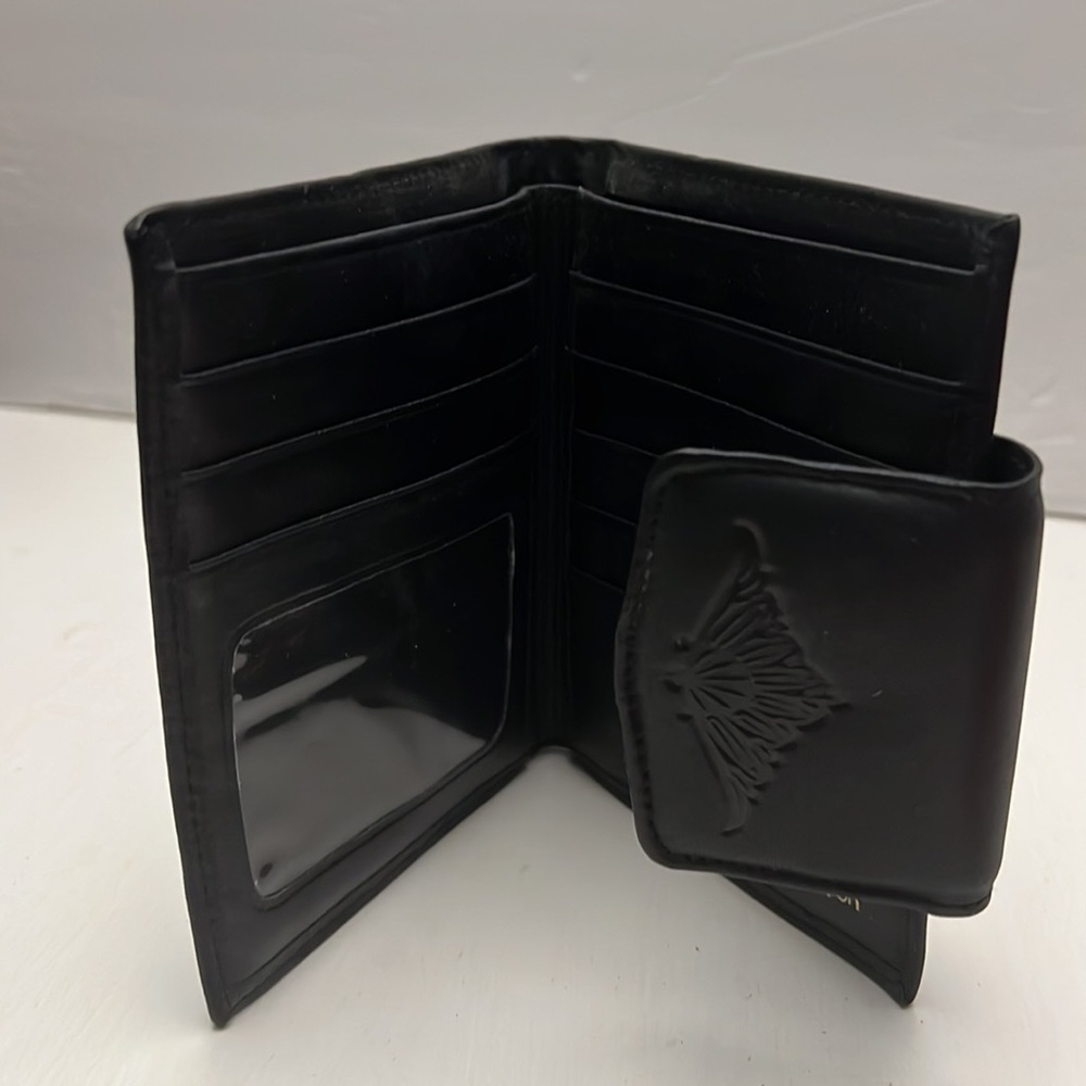 Buxton Leather Wallet Velvet Touch Cowhide Card Holder - Picture 5 of 8